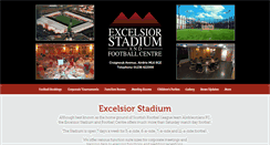 Desktop Screenshot of excelsiorstadium.co.uk